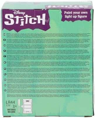 Cyp Brands Stitch Disney Lampka Figūrėlė Keramikinė Do Malowania + Farby