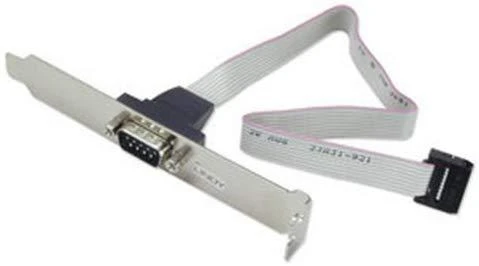 Nuosekliojo Prievado Adapteris - Lindy PC Galinės Plokštės DE-9 M RS-232 1:1 Sujungimas