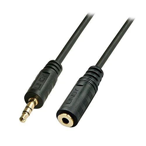 Lindy 3.5 mm garso prailgintuvas, vyriška ir moteriška jungtis