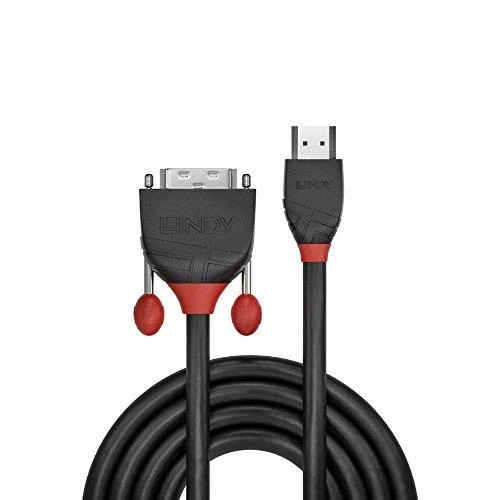 Lindy HDMI - DVI-D 2m Juodas