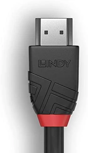 Lindy HDMI 2.0 didelės spartos M/M 3m juodas