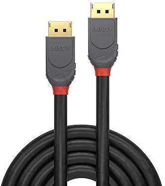 DisplayPort Kabelis - LINDY Anthra Line DisplayPort 1.1 Kabelis, M/M, 15 m, Juodas