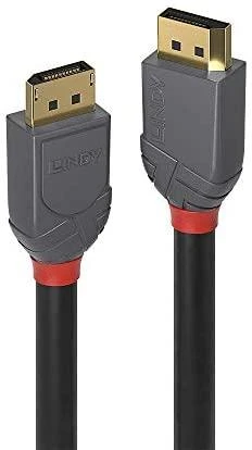 DisplayPort Kabelis - LINDY Anthra Line DisplayPort 1.1 Kabelis, M/M, 15 m, Juodas