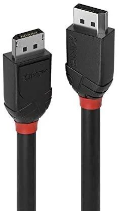 LINDY DisplayPort 1.2 kabelio jungtys su raudonais žiedais