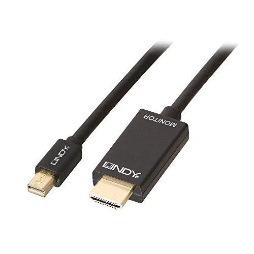 Lindy Mini DisplayPort - HDMI 10.2G 3m juodas 4K UHD 30Hz
