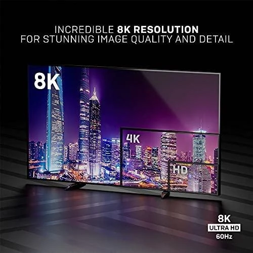 HDMI Laidas - LINDY Anthra Line HDMI Laidas, M/M, Ultra Didelės Spartos, 48Gbps, 10240x4320@120Hz, 0.5 m, Juodas