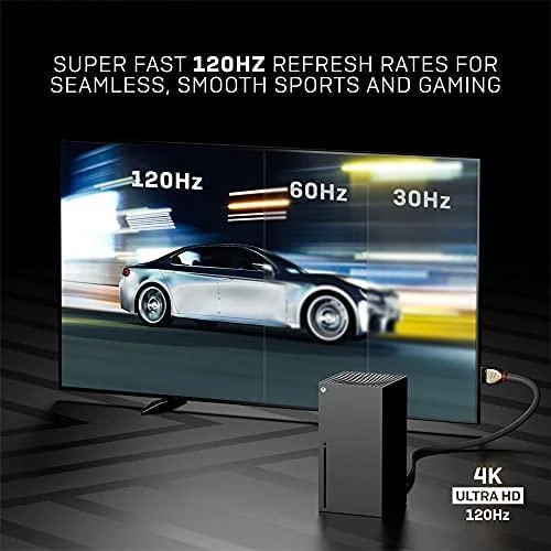 Lindy HDMI 2.1 itin didelės spartos M/M 1m pilka/auksinis