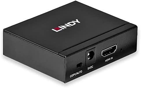 Lindy HDMI 2.0 2 prievadų 10.2G 4K 3D juodas
