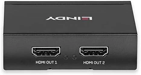 Lindy HDMI 2.0 2 prievadų 10.2G 4K 3D juodas