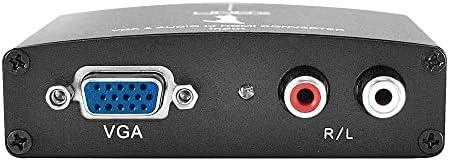 Lindy VGA ir audio įrenginio jungtys