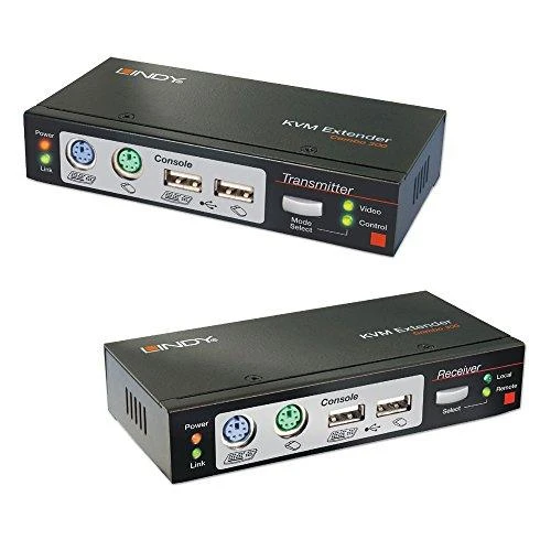 KVM Ilgintuvas - LINDY Cat.6 VGA USB PS/2 KVM Ilgintuvas 1920x1200@60Hz 300 m