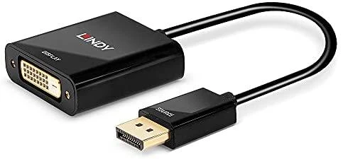 Adapteris - LINDY DisplayPort į DVI-D Aktyvus Adapteris Konverteris, 1920x1080@60Hz, 160mm, Juodas