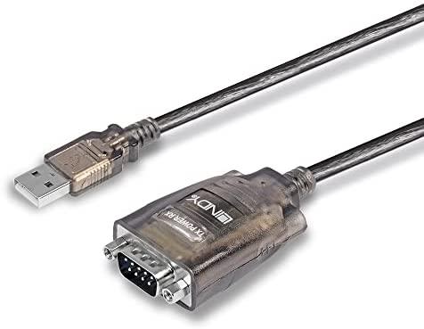 Adapteris - LINDY USB į Konverterį su COM, 1.1 m, Juodas