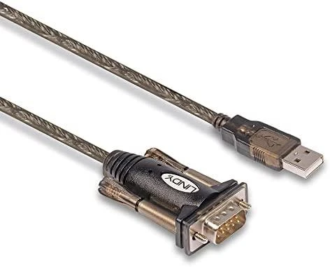 Adapteris - LINDY USB į Serijinį Konverterį Lite Adapteris, Juodas