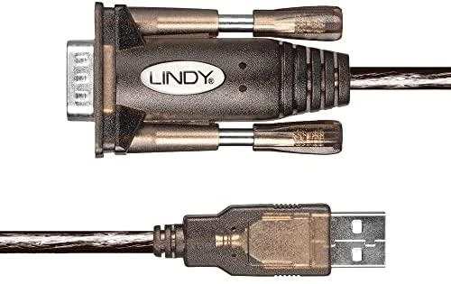 Adapteris - LINDY USB į Serijinį Konverterį Lite Adapteris, Juodas