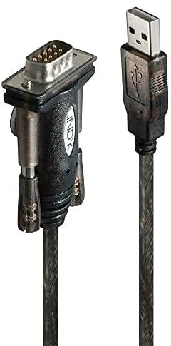 Adapteris - LINDY USB į Serijinį Konverterį Lite Adapteris, Juodas