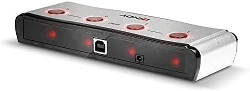 Lindy USB Adapteris - 4 Portų Serialo Konverteris su FTDI Lustu 12Mbps USB Tipo A į B Laidas
