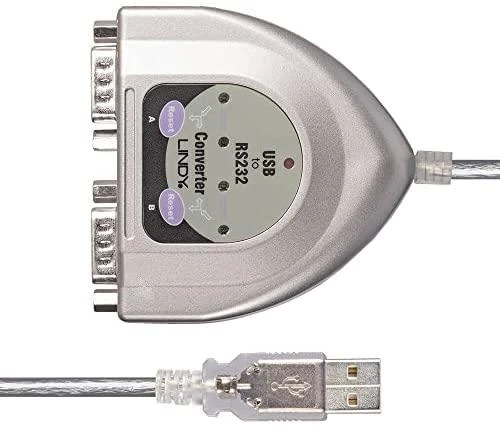 Lindy Adapteris - FTDI 2 prievadų nuoseklusis keitiklis 12 Mbps, 0°C iki 40°C