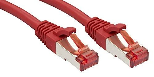 Tinklo Kabelis - LINDY Cat.6 S/FTP Tinklo Kabelis, RJ45, M/M, 250MHz, 27AWG, 1 m, Raudonas