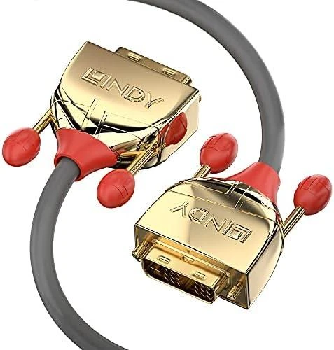 LINDY Gold Line kabelis su DVI-D jungtimis