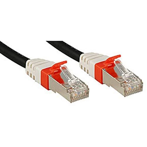 Tinklo Kabelis - LINDY Cat.6A S/FTP LSZH Tinklo Kabelis, RJ45, M/M, 500MHz, 26AWG, 0.3 m, Juodas