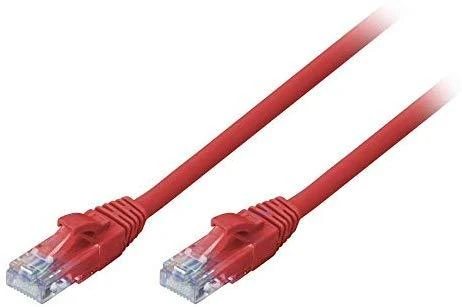 Tinklo Kabelis - LINDY Cat.6 U/UTP Tinklo Kabelis, RJ45, M/M, 250MHz, 0.3 m, Raudonas