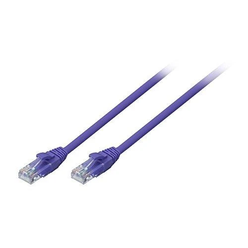 Tinklo Kabelis - LINDY Cat.6 U/UTP Tinklo Kabelis, RJ45, M/M, 250MHz, 1 m, Purpurinis