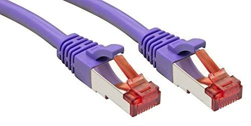 Tinklo Kabelis - LINDY Cat.6 S/FTP Tinklo Kabelis, RJ45, M/M, 250MHz, 27AWG, 1.5 m, Purpurinis