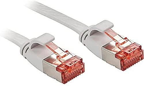 Tinklo Kabelis - LINDY Cat.6 U/FTP Plokščias Tinklo Kabelis, RJ45, M/M, 250MHz, 32AWG, 5 m, Pilkas