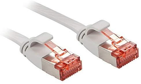 Tinklo Kabelis - LINDY Cat.6 U/FTP Plokščias Tinklo Kabelis, RJ45, M/M, 250MHz, 32AWG, 1 m, Pilkas
