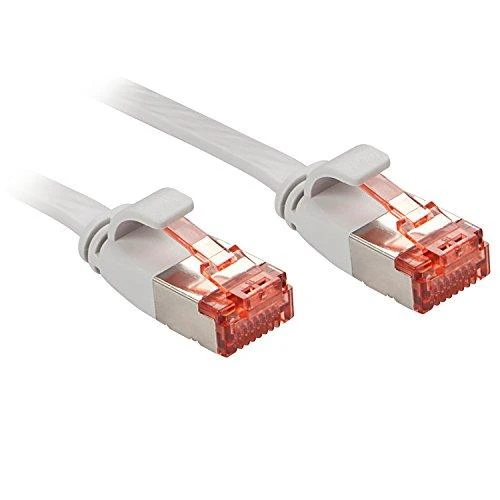 Tinklo Kabelis - LINDY Cat.6 U/FTP Plokščias Tinklo Kabelis, RJ45, M/M, 250MHz, 32AWG, 2 m, Pilkas
