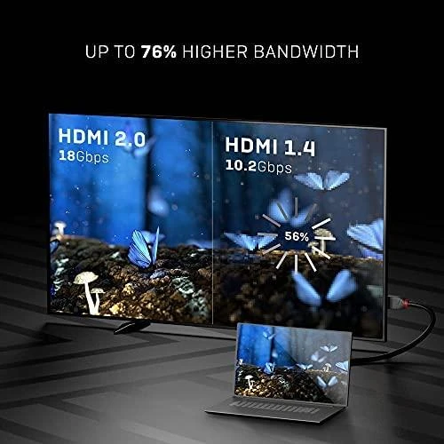 KABELIS HDMI-HDMI 1M/ANTHRA 36962 LINDY