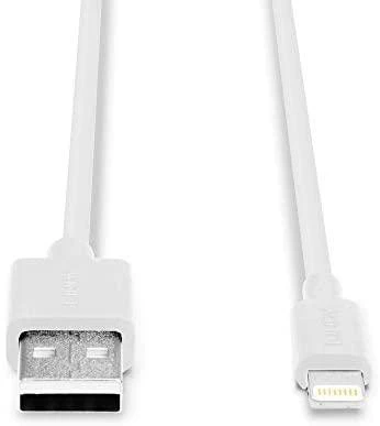Kabelis - LINDY 2m USB A tipo į Lightning kabelis, 480Mbps, Baltas