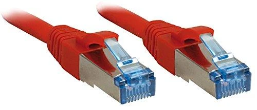 Tinklo Kabelis - LINDY Cat.6A S/FTP LSZH Tinklo Kabelis, RJ45, M/M, 500MHz, 0.3 m, Raudona