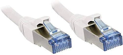 Tinklo Kabelis - LINDY Cat.6A S/FTP LSZH Tinklo Kabelis, RJ45, M/M, 500MHz, 0.5 m, Baltas