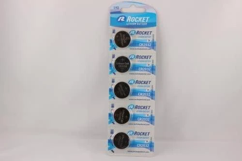 Rocket CR2032 3V baterijų pakuotė 5 vnt