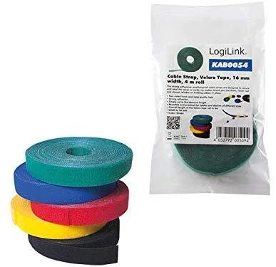 Logilink KAB0054 Cable Strap, Velcro Tape, 4m, Žalias | Logilink