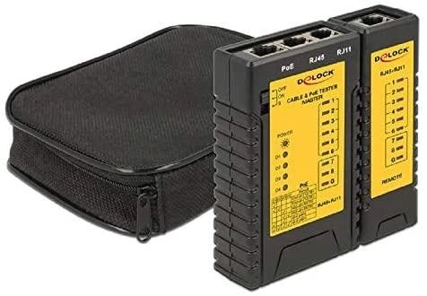 Delock Cable Tester RJ45 / RJ12 / PoE