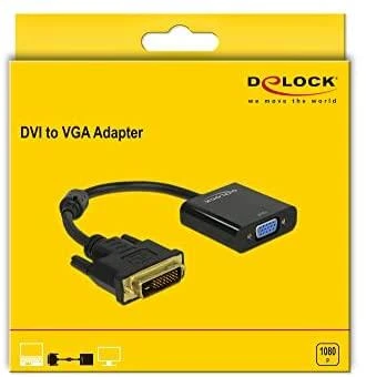 Delock adapterio kabelis DVI 24+1 vyriškas > VGA moteriškas