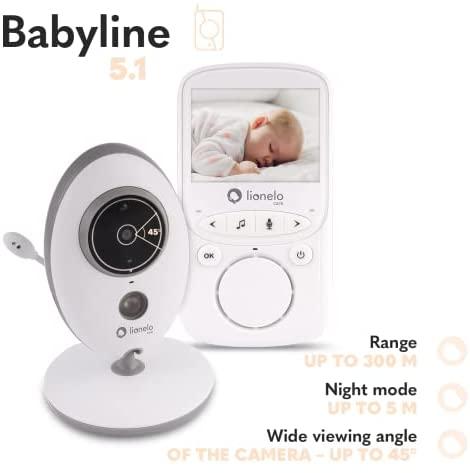 Mobili auklė Lionelo Babyline 5.1, balta