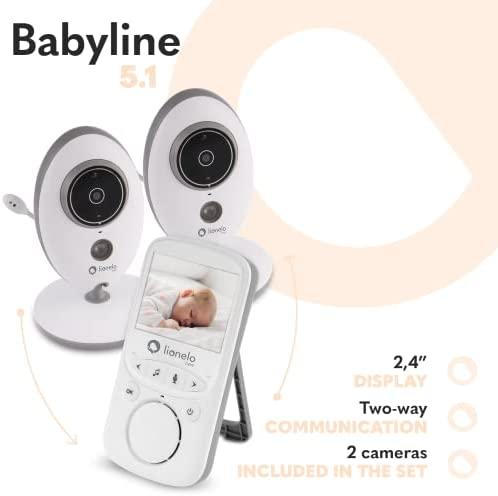 Mobili auklė Lionelo Babyline 5.1, balta