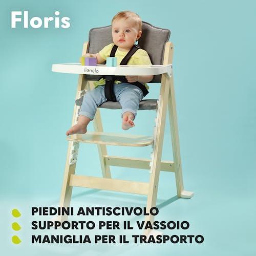 Aukšta kėdutė LIONELO Floris Balta