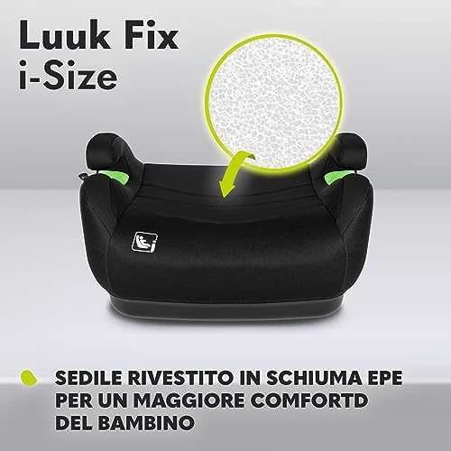 LIONELO automobilinė kėdutė Luuk Fix i-i-size juoda anglies pluoštas