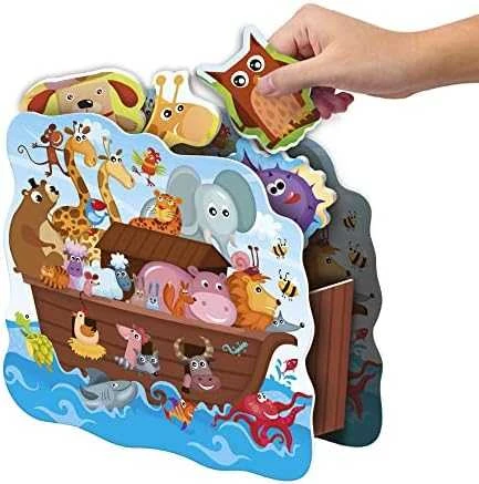 Dėlionė Dante Carotina Baby logic 3D gyvūnai 92536 LISCIANI
