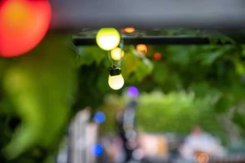 Lite Bulb Moments LBM 10 m išmanioji lauko šviesos grandinė – 50 x gaublys 3 cm