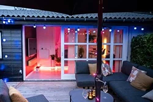 Lite Bulb Moments LBM 14m Smart Outdoor šviesos grandinė – 15 x Globe 5cm