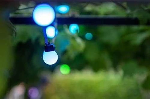 Lite Bulb Moments LBM 10 m išmanioji lauko šviesos grandinė – 50 x gaublys 3 cm