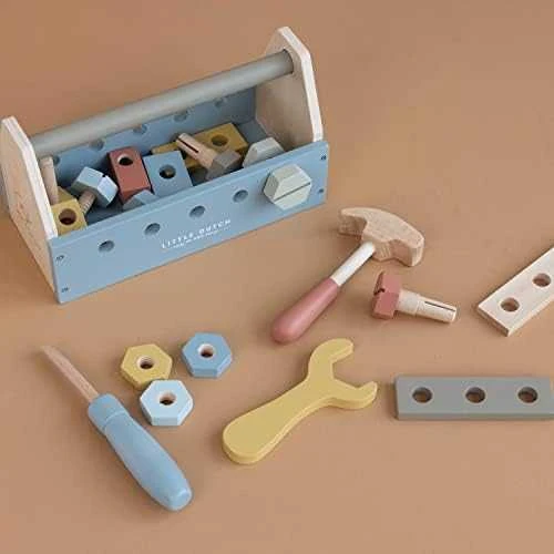 Little Dutch Toolbox - drewniany komplektas majsterkowicza