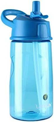 Vaikiška gertuvė Littlelife Flip Top Vanduo Bottle 550 ml - Mėlyna