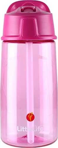 Vaikiška gertuvė Littlelife Flip Top Vanduo Bottle 550 ml - Rožinė